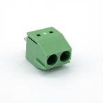 HQ350V-3.5mm/3.96mm Pcb Screw Terminal Block 2P Electric Brass Cage