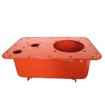 Painting Powder Coated Aluminium Deep Drawn Metal Parts 0.005mm Tolerance