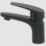 acero inoxidable 304 Mezclador Colorido Del bano Del Lavabo Del Golpecito Negro