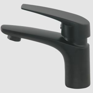 China acero inoxidable 304 Mezclador Colorido Del bano Del Lavabo Del Golpecito Negro Del Bano Grifo Con Certificado CUPC wholesale