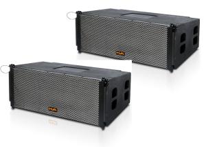 China Brich Plywood Nightclub Sound Equipment Dual 12&quot; 8ohm For Stadium wholesale