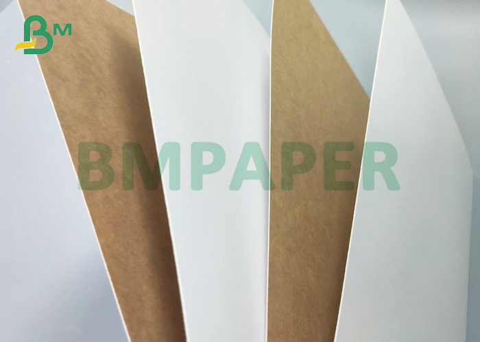 265gsm 350gsm Glossy White Coated Kraft Back Paper Food Box Board 70 x 100cm