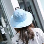 Breathable Wide Brimm Outdoor Fisherman Bucket Hats Reflective Printing