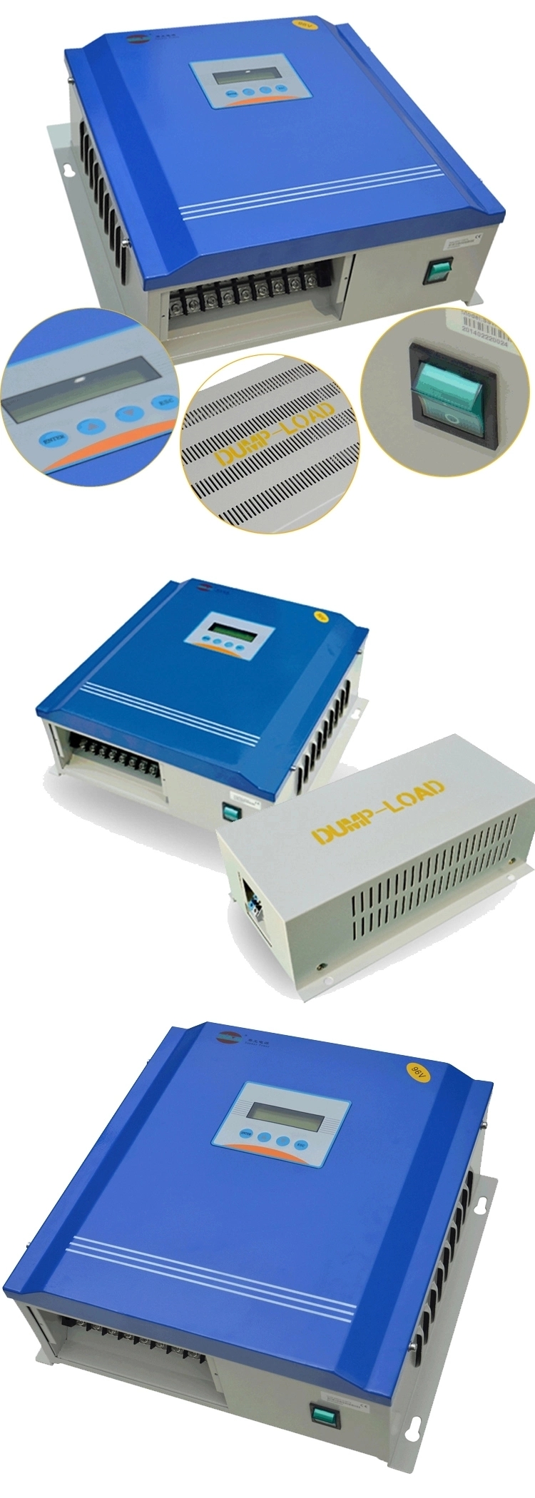 PWM 24V/48V/96V Mppt Solar Charge Controller For Wind Solar Hybrid Generator
