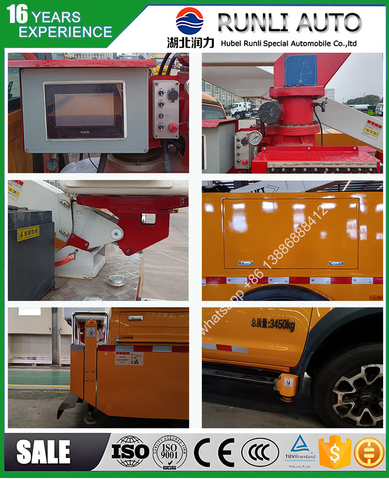 China JAC 4*2 Dust-Proof Dielectric Boom Lift with 50kV Insulation for Power Line Upgrades