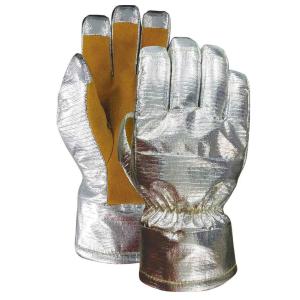 China Flexible Cowhide Leather Firefighting Proximity Gloves Tear Resistance wholesale