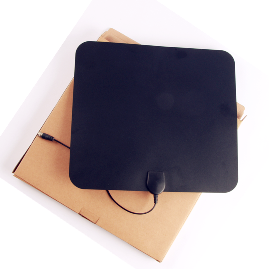 HD UHF Digital TV Antenna with Booster Amplifier and Connect Type F Male/IEC Male