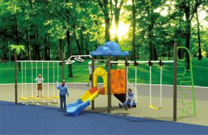 China small set toddler outdoor swing adventure playsets with slide wholesale