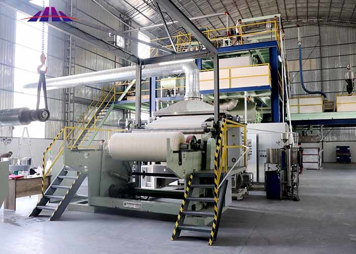 SMS Spunmelt Non Woven Textile Machinery For Surgical Masks