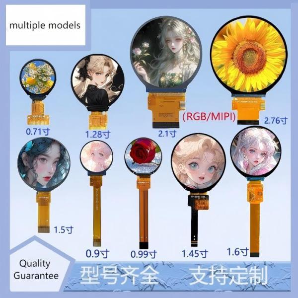1.5 inch circular TFT display in application