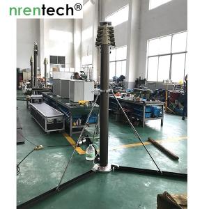 China 10m pneumatic telescopic mast-50kg payloads-aluminum telescopic mast, locking pneumatic mast wholesale
