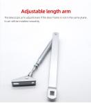 Aluminum Alloy Auto Sliding Door Closer Hydraulic Pentagon Design for All Metal