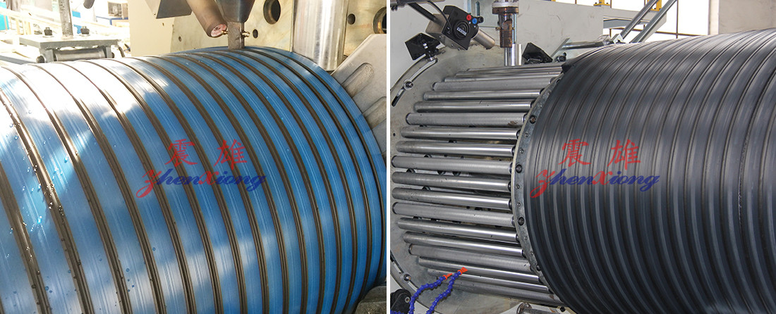 Large Diameter Plastic Pipe Machine Smooth Wall Finish In Winding Ow Cost And High Output