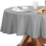 Oil Proof Heavyweight Plastic Tablecloths Round Shape With Minimal Transparency