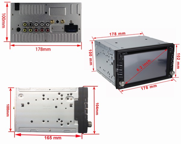 Ouchuangbo Nissan Sunny /Navara /Micra car stereo with radio TV bluetooth mp4 player OCB-2613