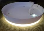 18W+6W Round Yellow Edge Surface Mount LED Panel Ceiling Light (3 Cycle)