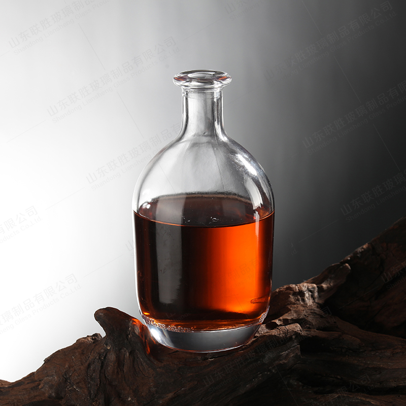 200ml 375ml 500ml 750ml 1000ml Empty Glass Bottle for Whiskey Vodka Brandy Rum Alcohol