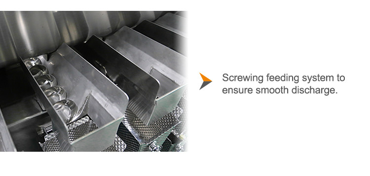 8 Head M/P 1.0L / 3.0L High Speed Weigher For Pickled Cowpea Small Fish