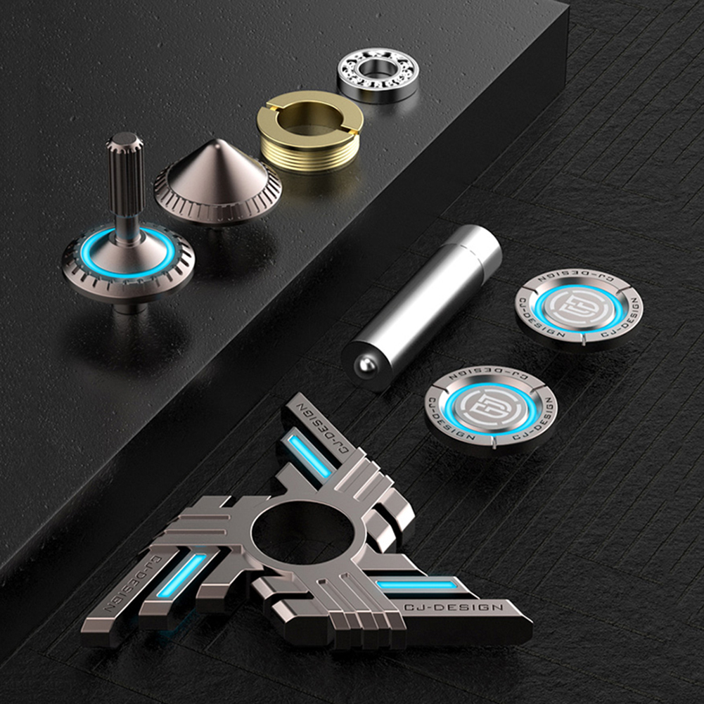 Metal Fidget Spinner Puzzle Anti-Anxiety Toy for Release Pressure and Stress Relief