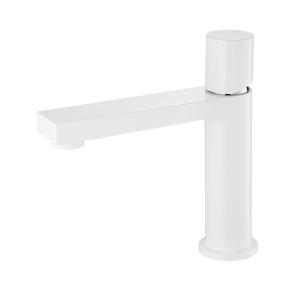 China CONNE White Single Hole Bathroom Faucet 25mm Ceramic Cartridge Laundry Basin Taps wholesale