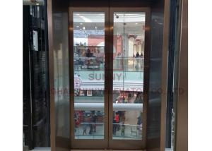 China MR Round Sightseeing Glass Panoramic Elevator Marble Flooring 630KG wholesale