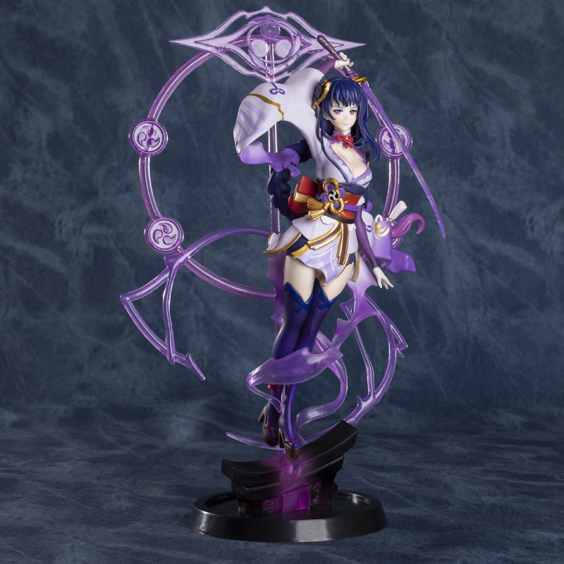30CM Genshin Impact Beelzebul Raiden Action Figures Shogun Battle Ver. PVC Anime Figure Model Collection Toys Figurine
