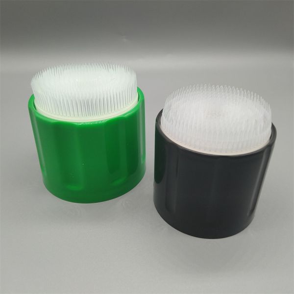 Foam Cleaner Brush Cap with Integrated Dispensing & Scrubbing System for Surface Cleaners