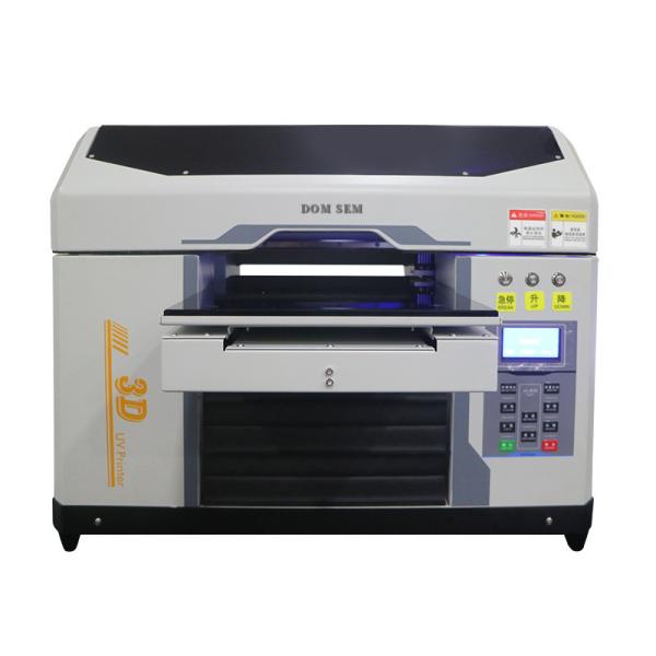 DOMSEM UV Printing Machine Inkjet Printers Cylinder Bottle Flatbed Textile