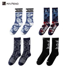 China Fashion Cotton Custom Men Socks Street Wear Hip Hop Sport Crew Socks wholesale