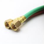 Superior Grade T 1/4'' ID X 25ft Rubber Welding Twin Hose For Fuel Gas