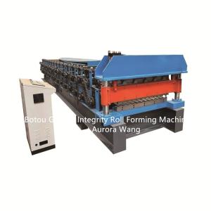 China 7.5Kw Steel Double Layer Roll Forming Machine ISO9001 CE Certification wholesale