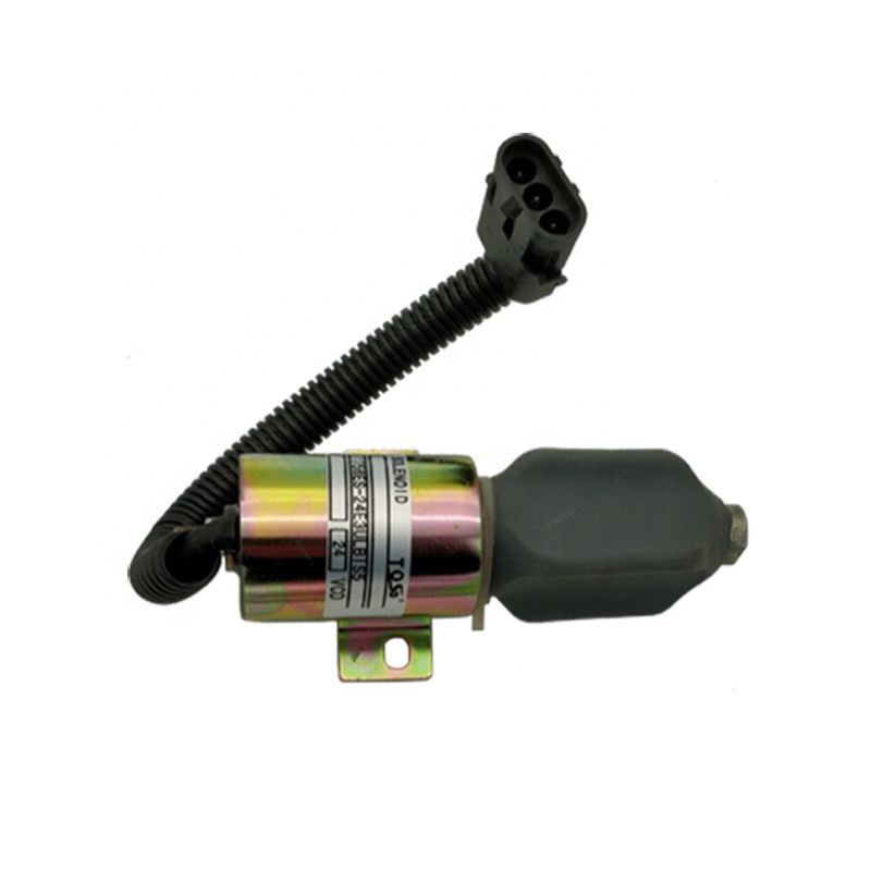 Excavator Parts Diesel Engine Fuel Shutoff Stop Solenoid Valve 24Volt 1756ES-24E3ULBIS5