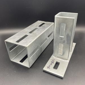 China Custom Size 100x100x3 Electrical Galvanized Square Channel wholesale