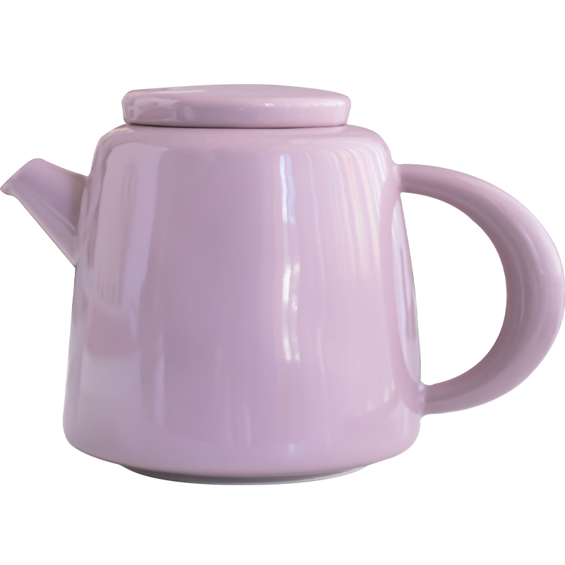Ceramic Teapot Set Japanese Style Porcelain Tea Pot With Cup Saucer Metal Holder Stand