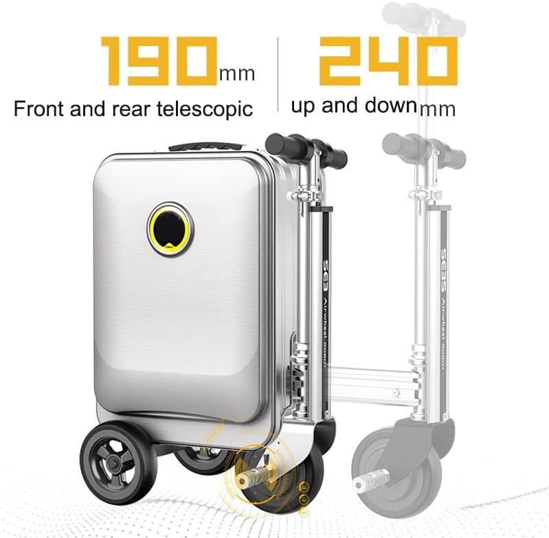 Smart Electric Spinner Trolley Travel Suitcase with TSA Lock 400mm x 200mm x 100mm