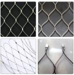 Stainless steel wire rope mesh net / slope protection network