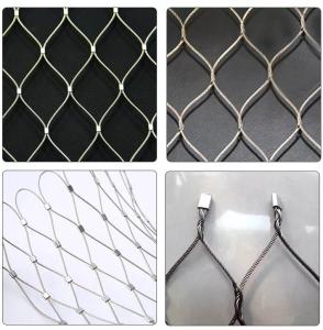 China Stainless steel wire rope mesh net / slope protection network wholesale