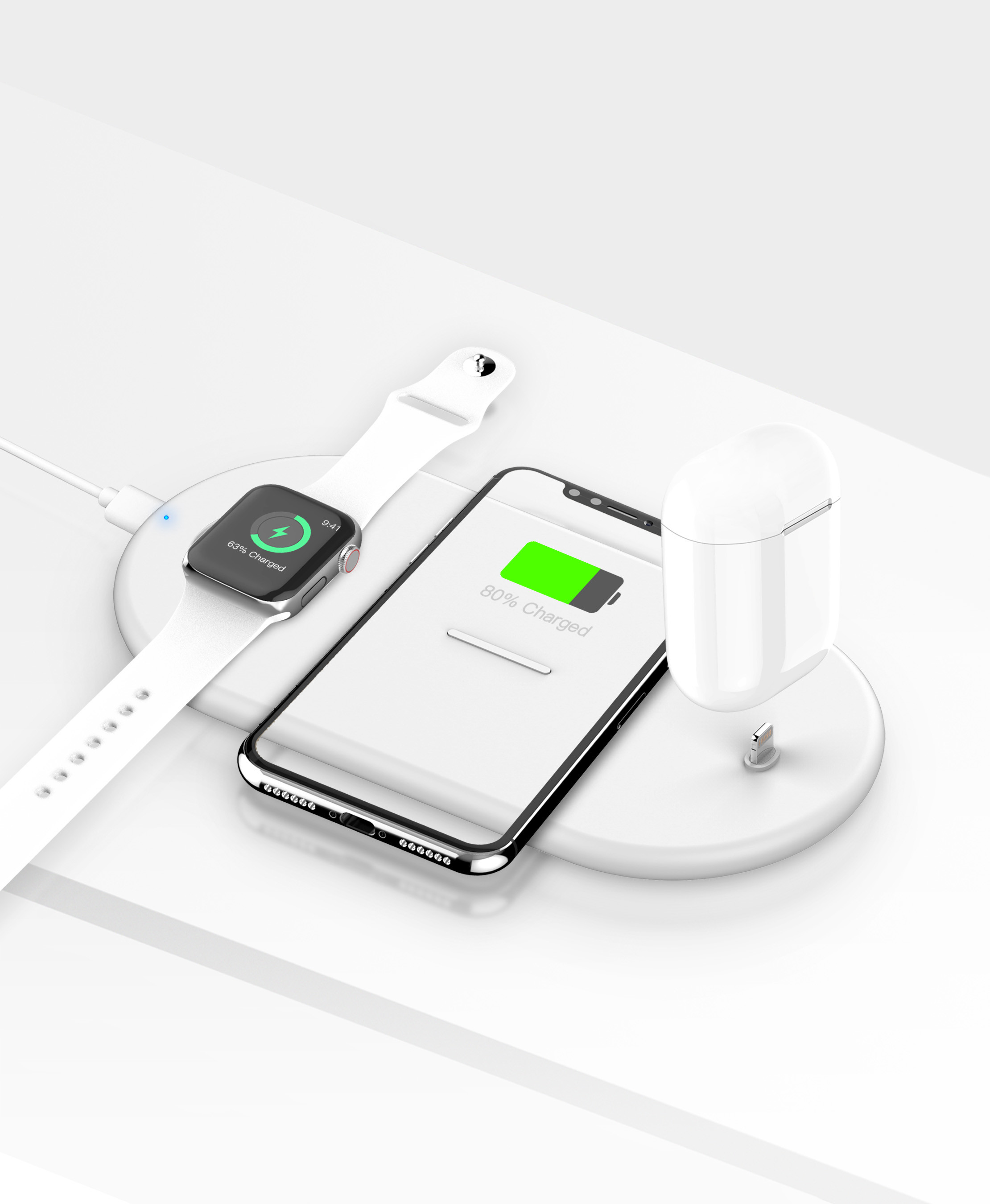 Iphone Xs Max Iphone Xr Fast Charge Wireless Charging Pad