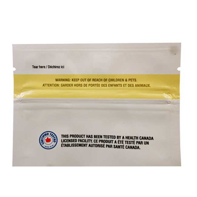 BOPP VMPET Mask Zipper Standing Pouch High Barrier Moisture Proof