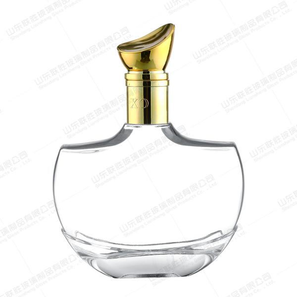 Cork Shaped 500ml Glass Bottles for Alcoholic Beverages Rubber Stopper Sealing