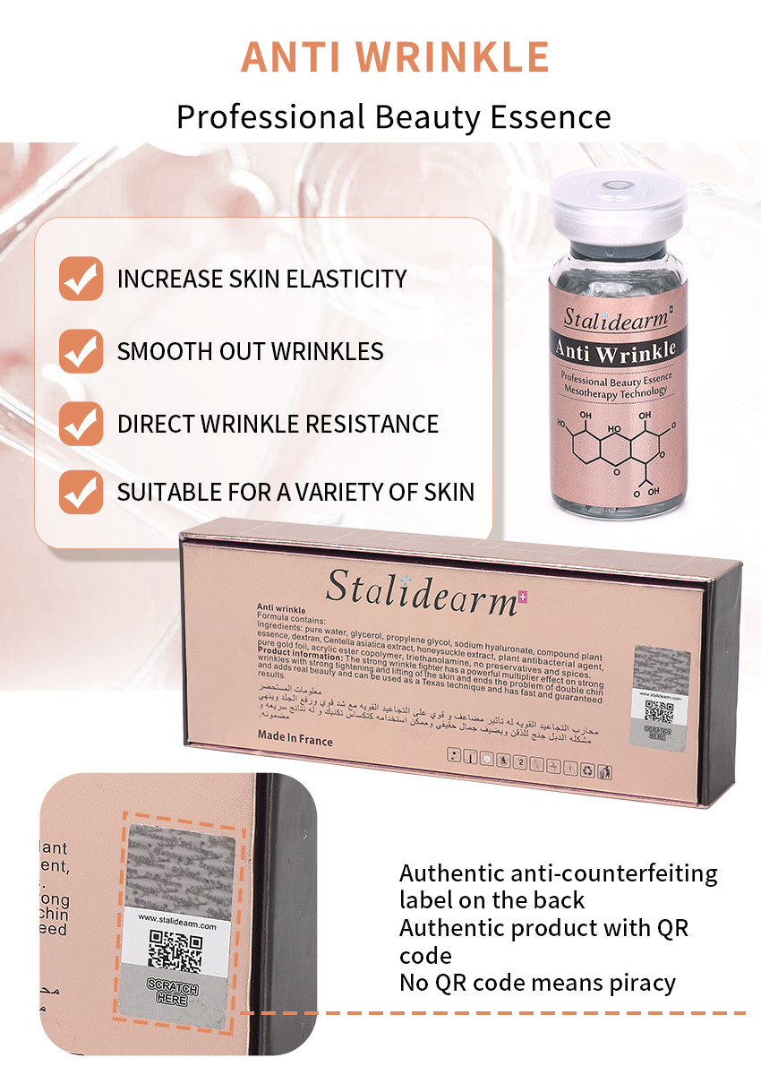 Factory Price OEM Anti Wrinkle Serum Set 10ml/Bottle Liquid No Needle Mesotherapy Serum For Skin Rejuvenation