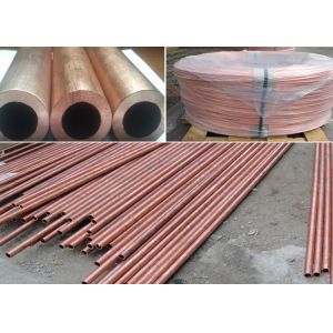 C10100 C11000 Copper Pipe Tube , Medical Grade Copper Tube 15mm