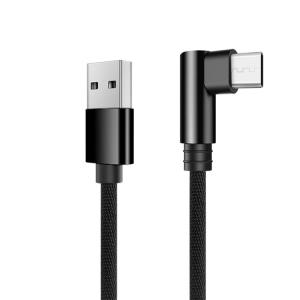 China 3A Micro USB Data Transfer Cable 90 Degree 3ft Micro USB Cable wholesale