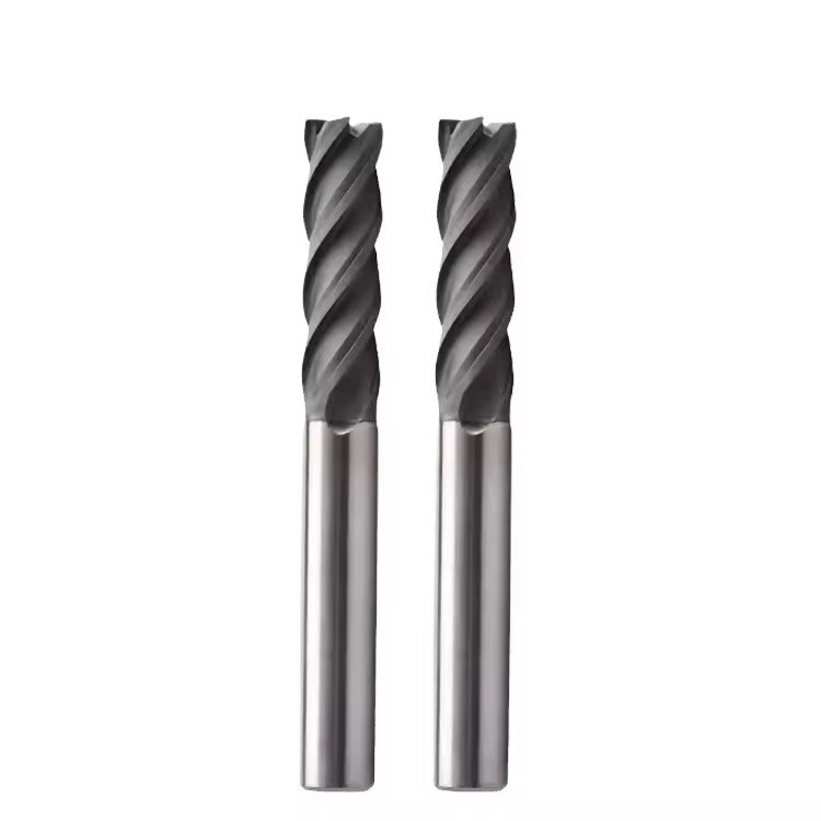 Carbide Graphite Endmill Diamond Coating Milling Cutter for Graphite Carbon Fiber Ceramic