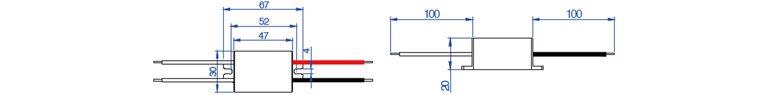 OEM Ultralight Small 12V LED Driver , Multifunctional LED Power Supply IP67