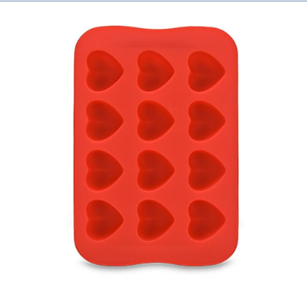Ice Cubes Trays - Silicone Ice Mold Jelly Chocolate Sweet Candy Maker 12 Ice Cubes Moulds