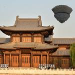 Buddhist Classic Grey Ceramic Roof Tiles 160mm Chinese Temple Shaolin