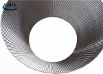 304 316 316L 6.3mm V Shape welded wedge wire Flat Screen