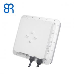 China Waterproof 860-960Mhz Tag UHF Integrated RFID Reader 500 tag/s Warehouse 9dBi on sale