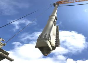 China Bottom Feeding 1800rpm 10m3/Min Electrical Vibroflot Equipment Stone Column Pile Driver wholesale